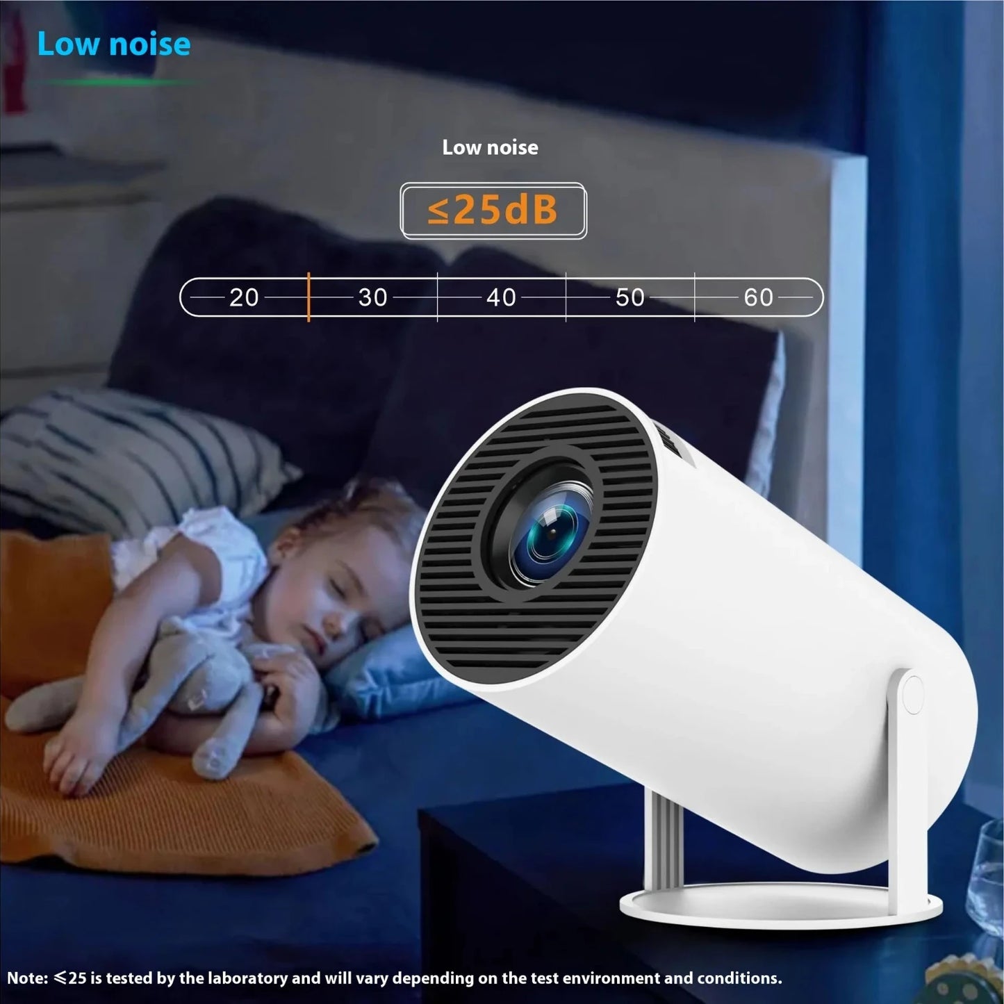 HY300 Pro Projector Home Theater Entertainment Portable Small Projector