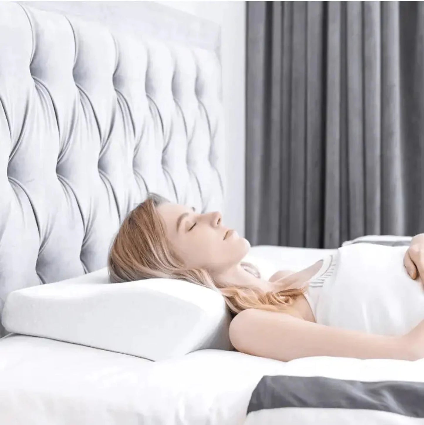 Ergonomic Design Orthy Pillow Restful Memory Foam Pillow