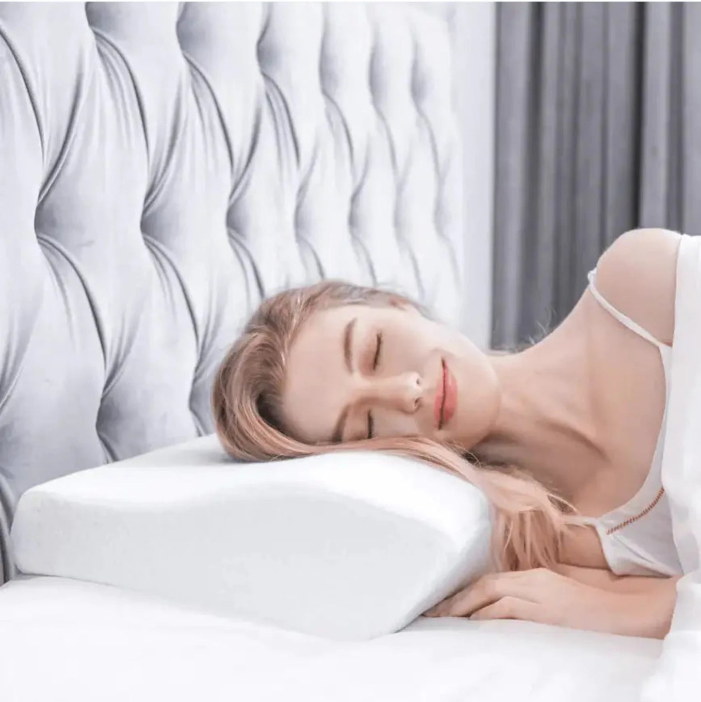 Ergonomic Design Orthy Pillow Restful Memory Foam Pillow