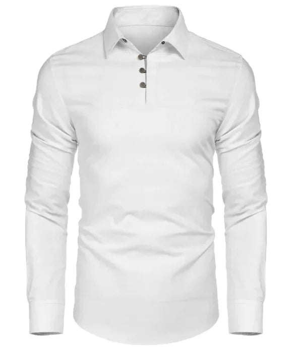 Men's Cotton Linen Long Sleeve Shirt