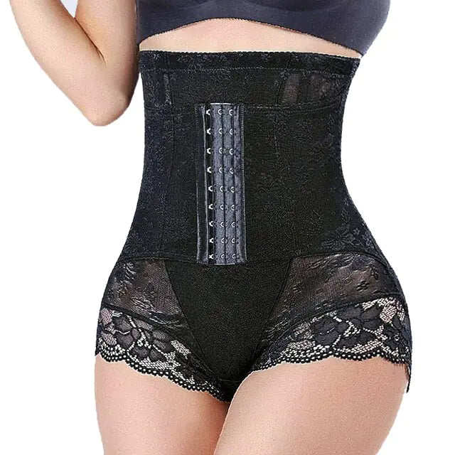 Sexy Lingerie Shapewear Lace Zipper Buckle Up Body Shaper