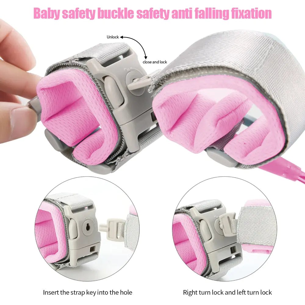 Reflective Toddler Leash: Anti-Lost Wristband Baby Safety Harnesses & Leashes