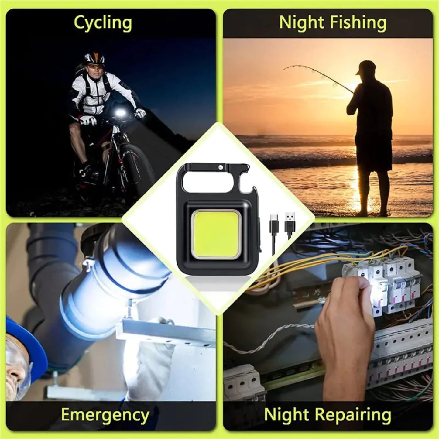 Portable Emergency Flashlight Mini LED Keychain Light