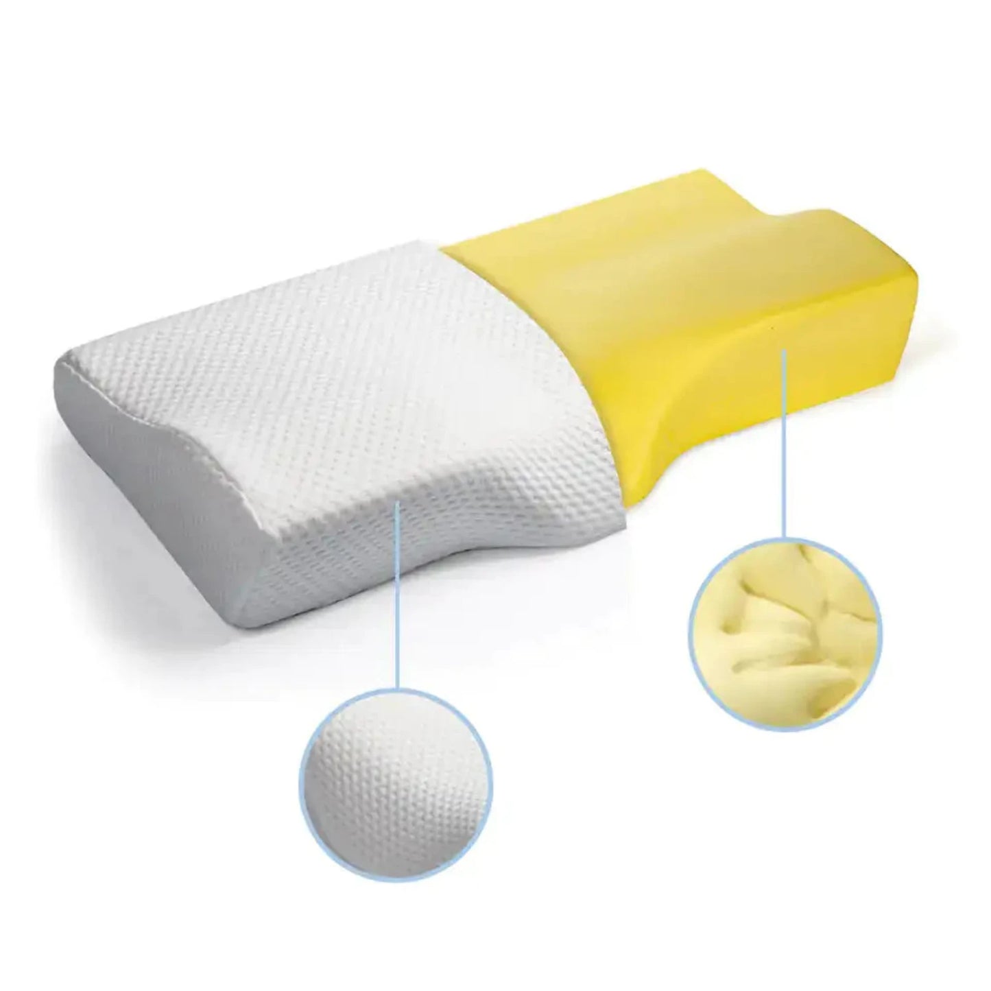 Ergonomic Design Orthy Pillow Restful Memory Foam Pillow