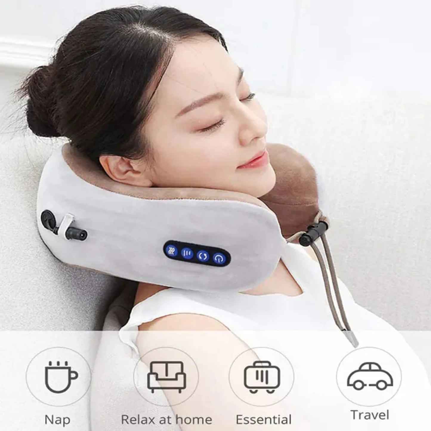 Ergonomic U-Shaped Neck Massager Pillow for Ultimate Relaxation