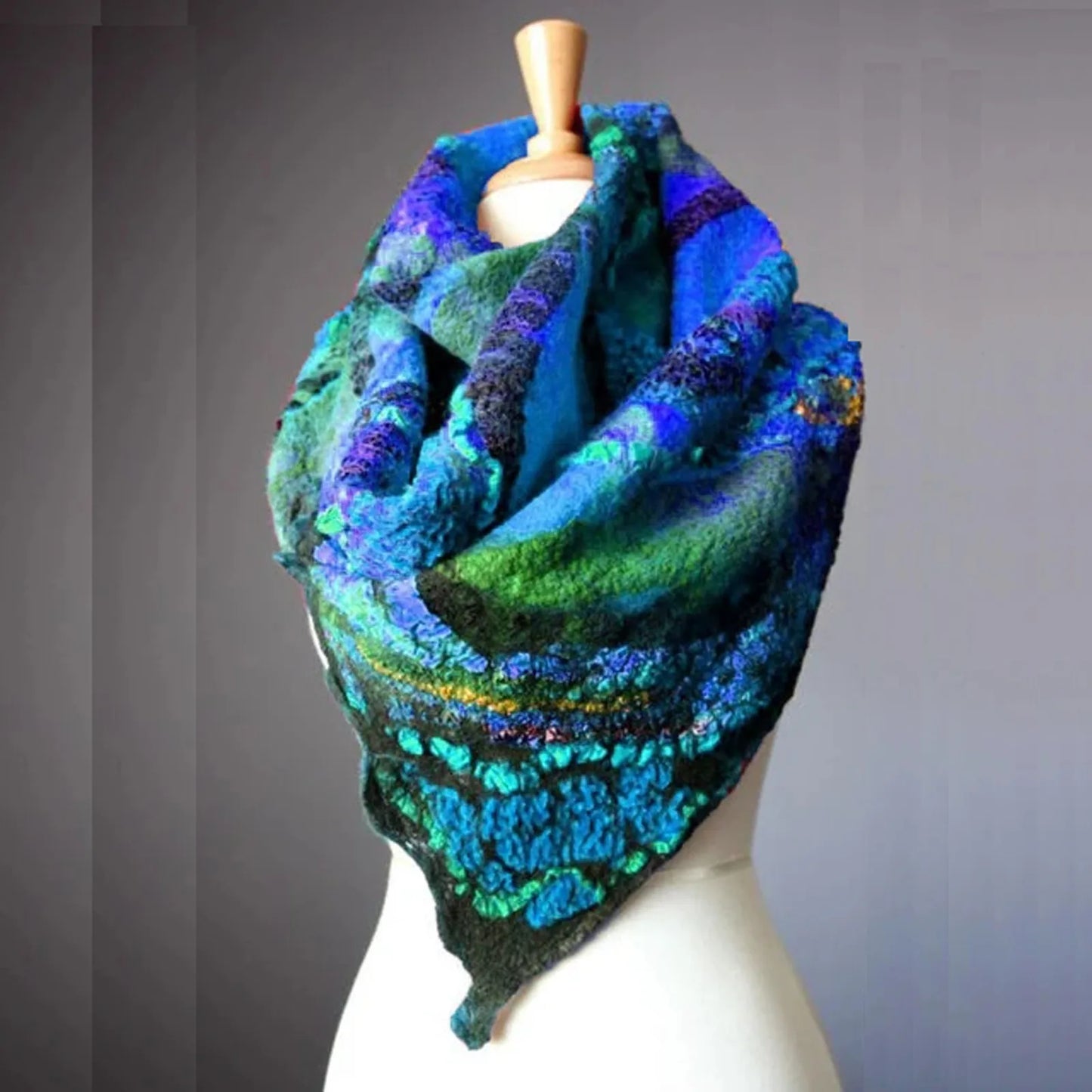 Luxurious Scarf for Every Season Double-Sided Beautiful Print Shawl