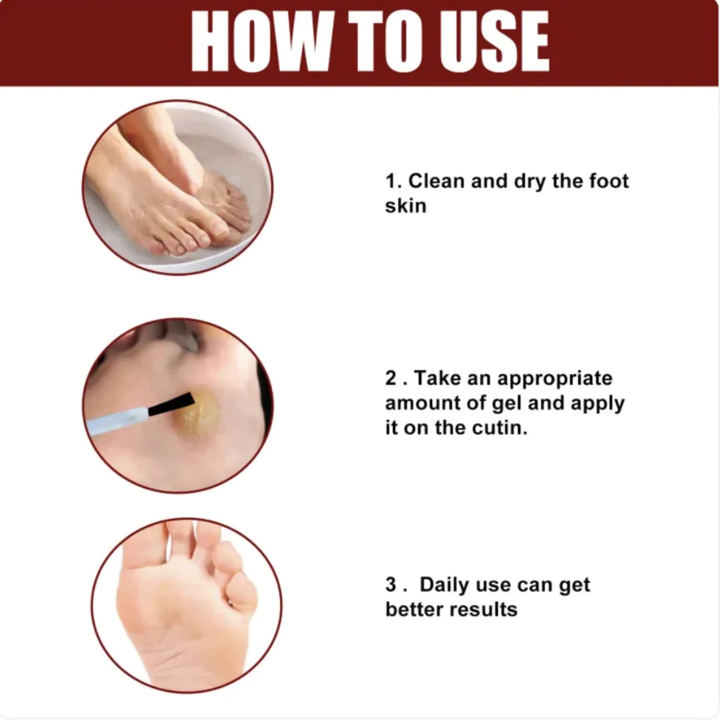 Foot Corn Removal Skin Smoothing Exfoliating Gel for Foot Corns & Repair