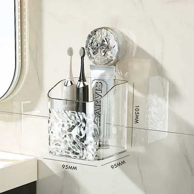 Elegant Suction Cup Storage Shelf