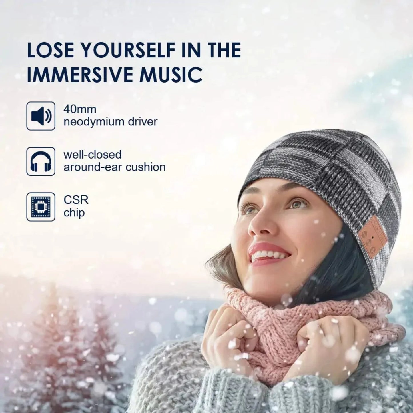 Winter Hat - Wireless Beanie Speaker