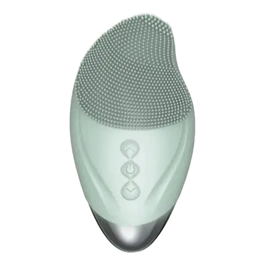 Sonic Facial Silicone Brush ultrasonic Vibration Facial Massager