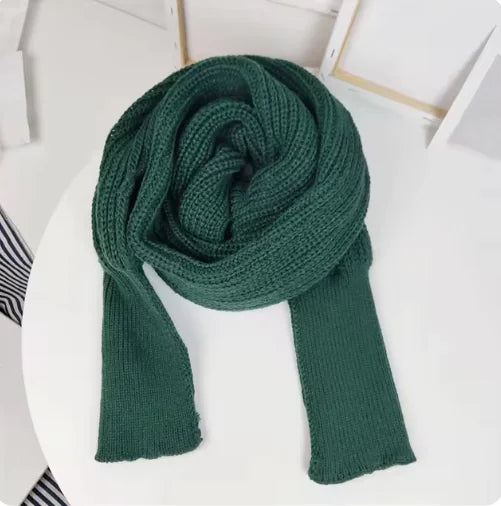 Stylish Knit Wool Scarf Shawl with Sleeves